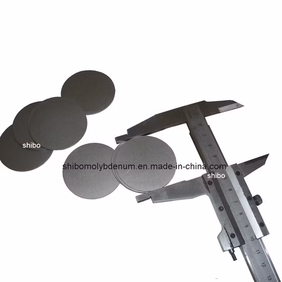 99.95 Mo1 Polished Molybdenum Base Molybdenum Disc
